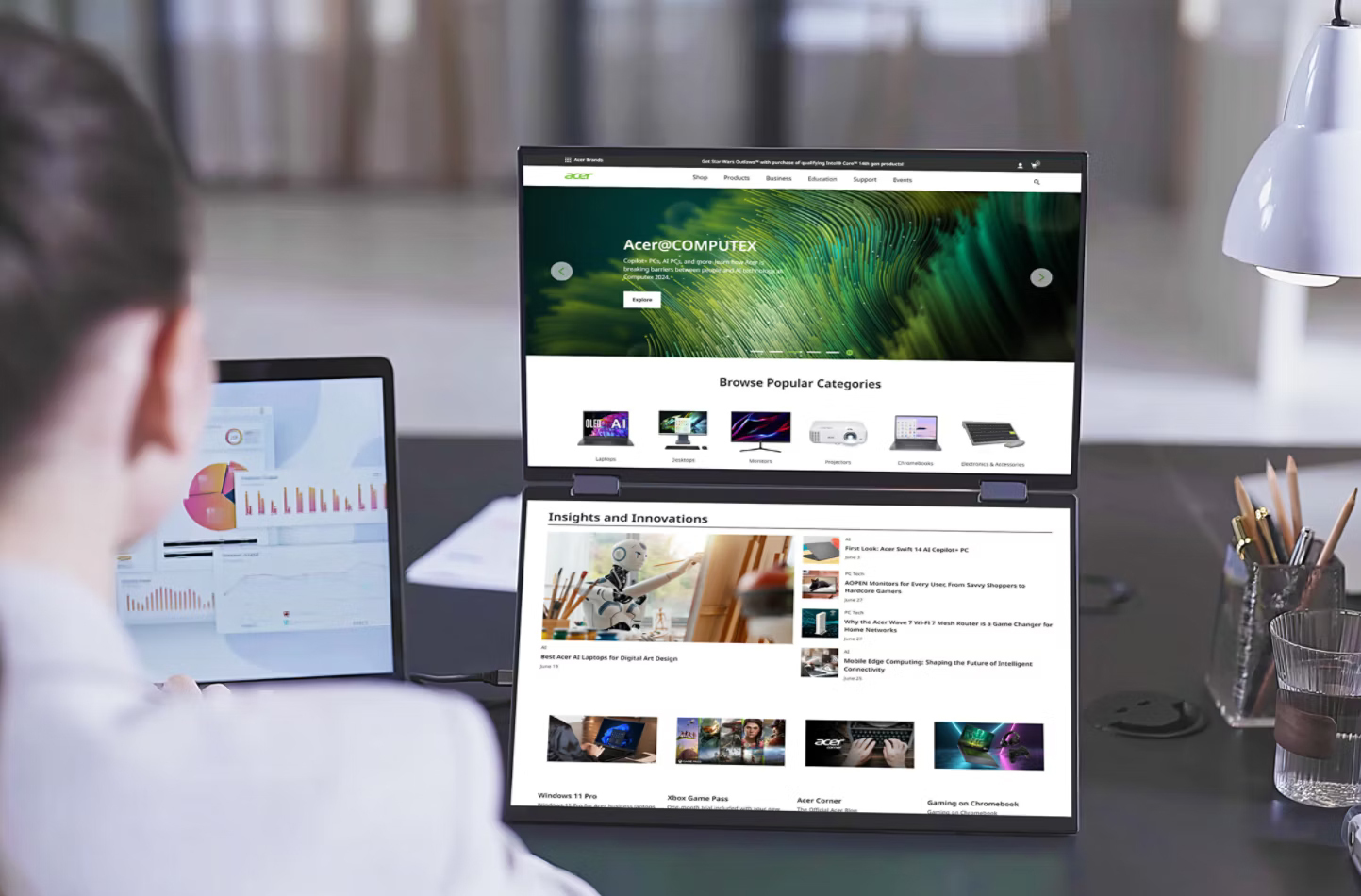 Acer Dual Portable Display | PD193QEbmiuux