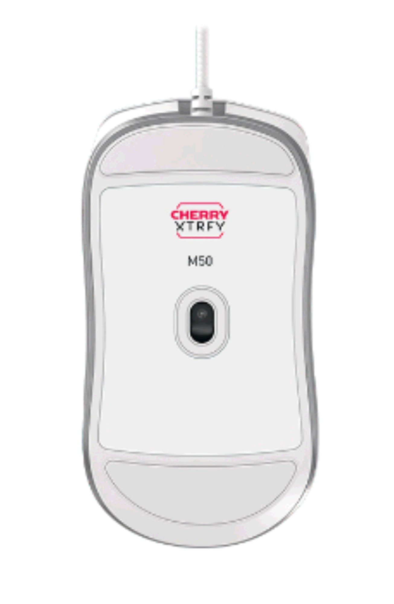 CHERRY XTRFY M50 Gaming Muis, Wit