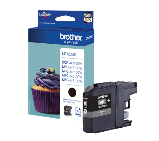 Brother inkt LC-123, Zwart