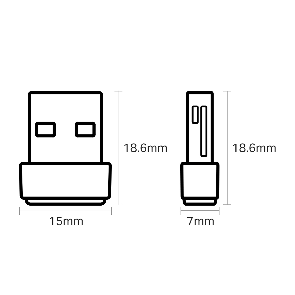 TP-Link Archer T2U Nano | USB-A