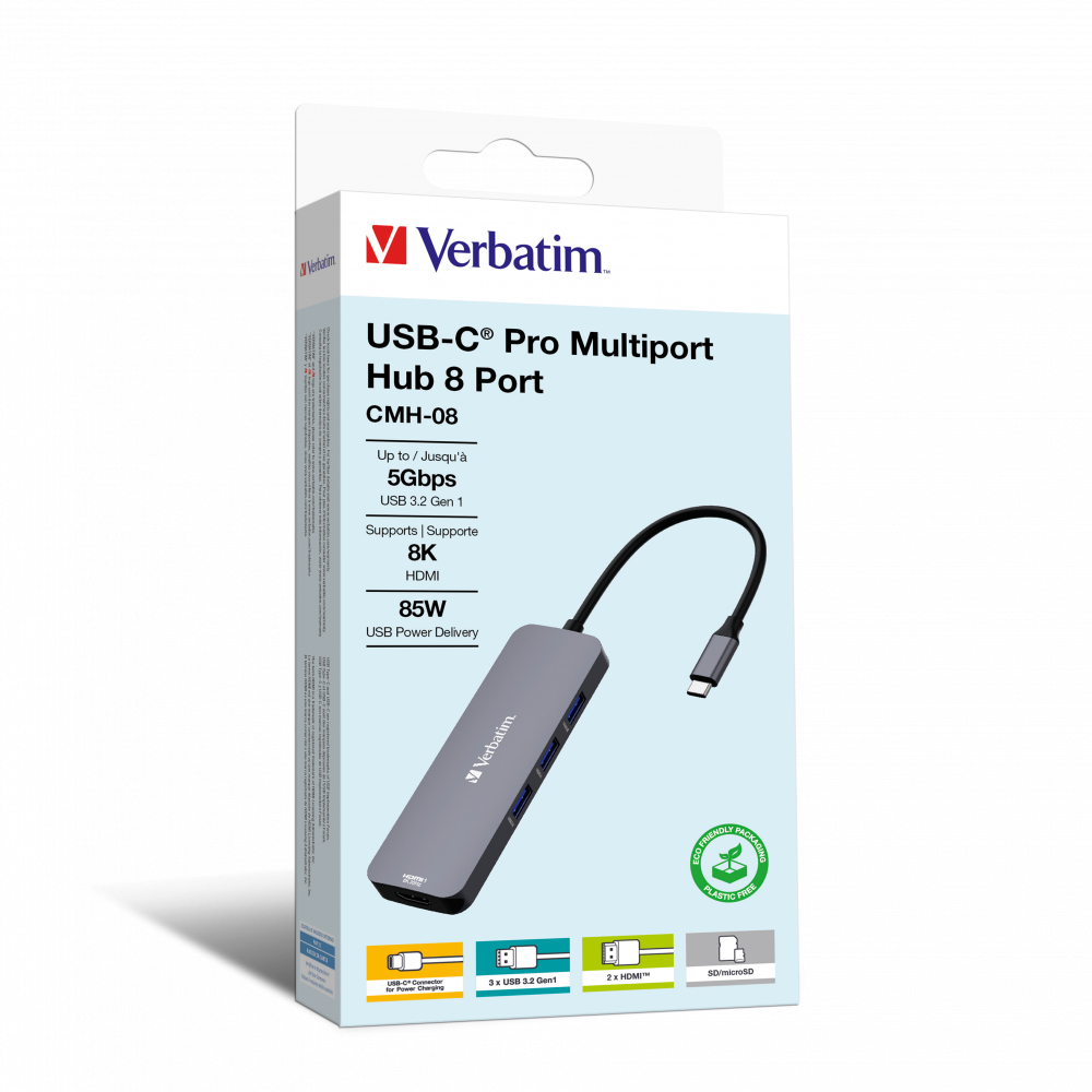 Verbatim USB-C Pro Dual Multiport Hub HDMI 4K
