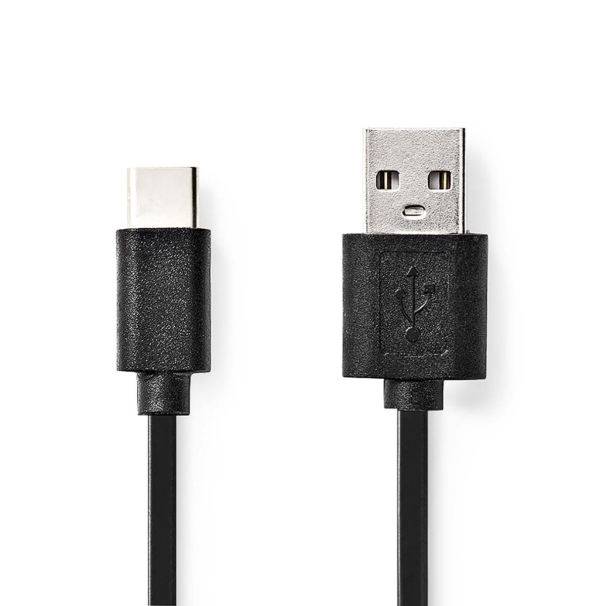 Nedis USB 2.0 kabel, C Male - A Male, 2m, zwart CCGB60600BK20