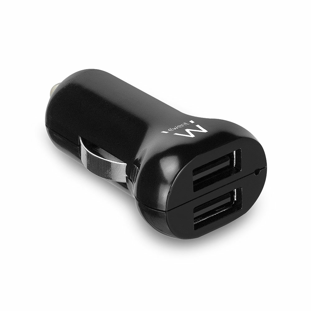 Ewent Autolader, 2x USB-A, 12W