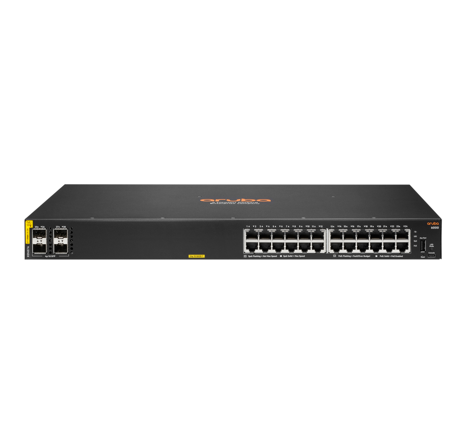 HPE Aruba CX 6000 24G | PoE+ (AT)
