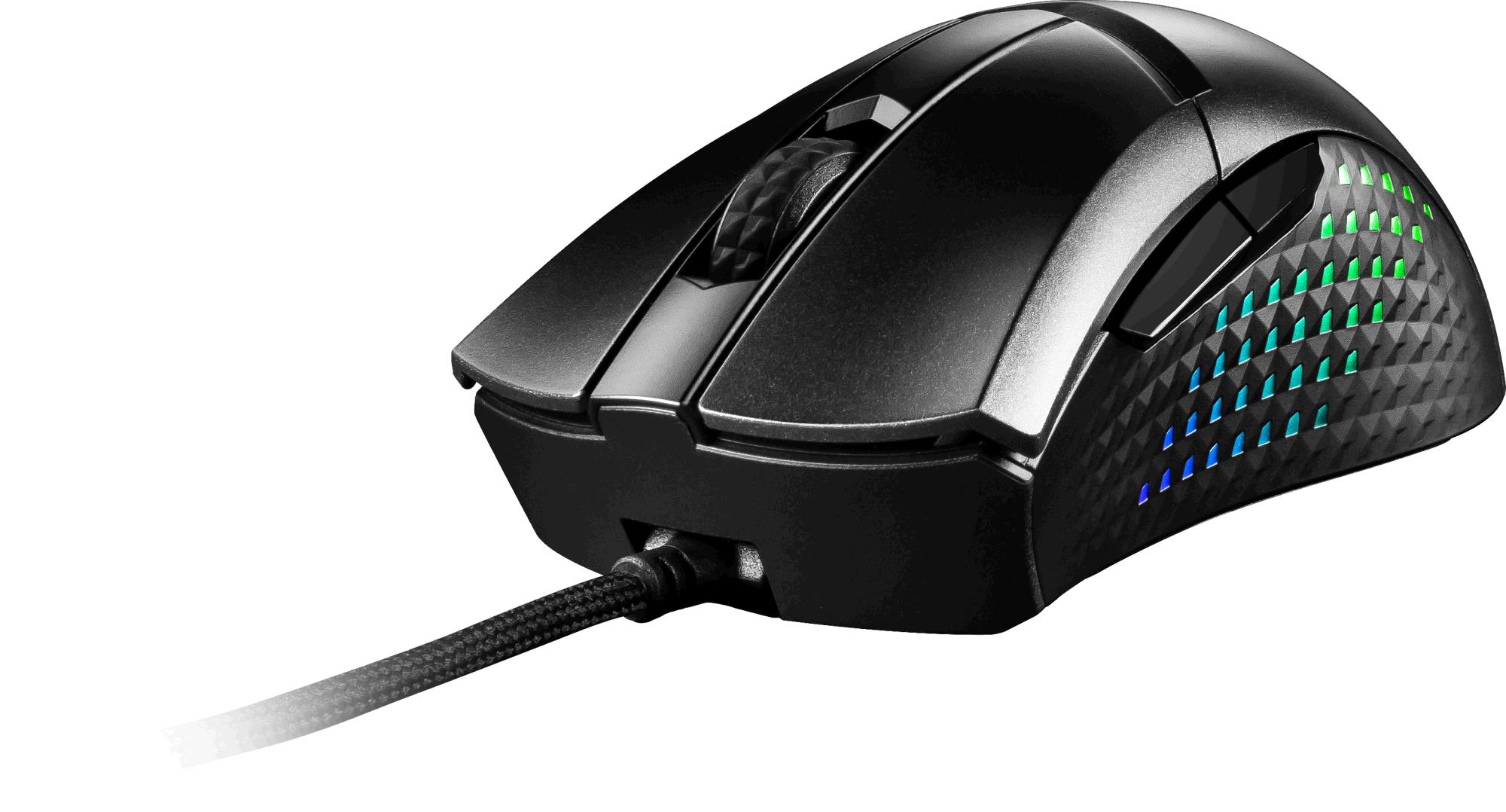 MSI Clutch GM51, Draadloos, Zwart