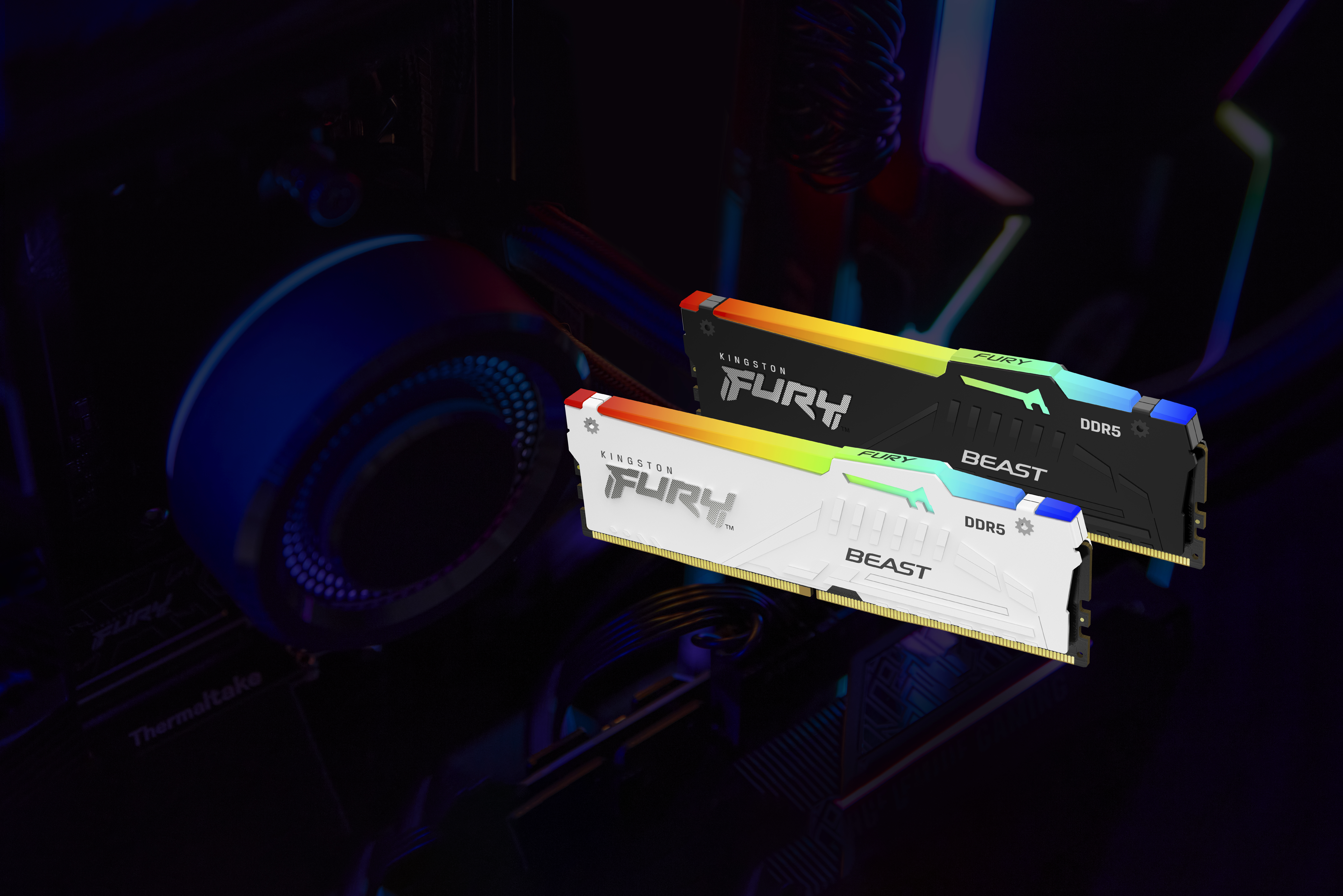 Kingston Fury Beast RGB KF552C40BBAK2-64 - 64GB Kit - DDR5 - 5200MHz