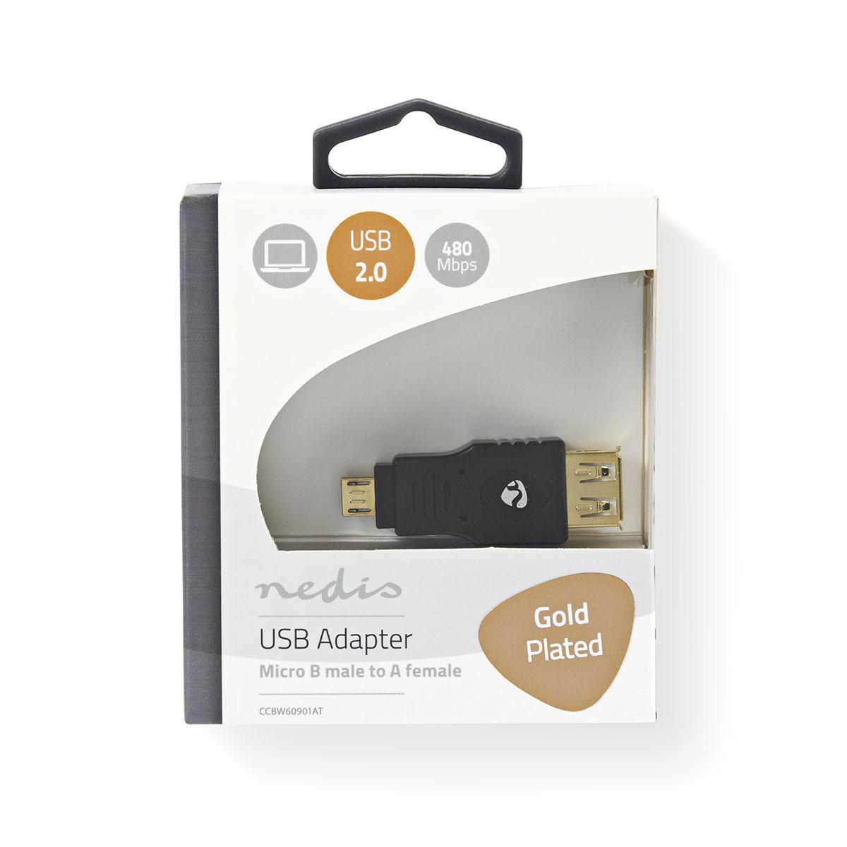 Nedis USB Verloop 2.0 | CCBW60901AT