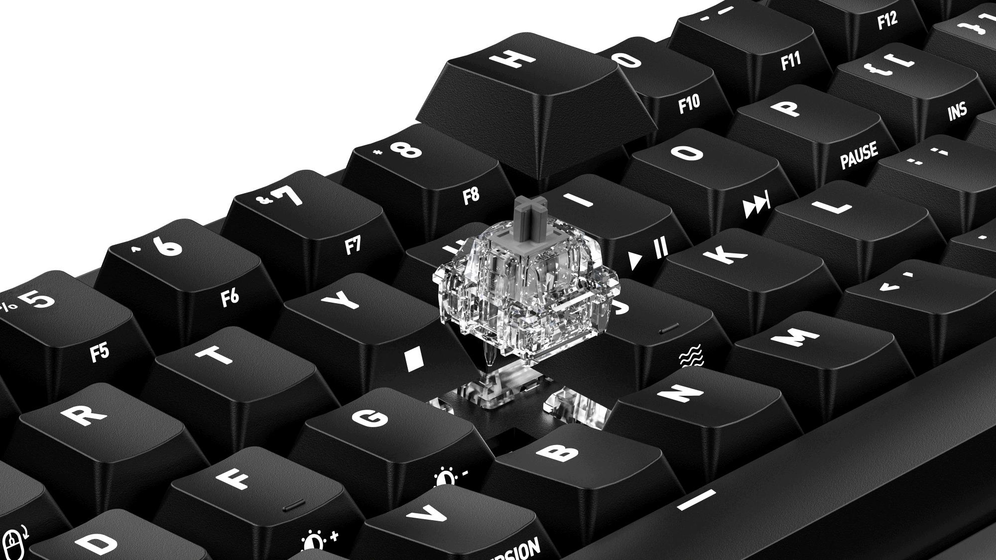 CHERRY Toetsenbord XTRFY K5 Pro TMR 8K - Zwart
