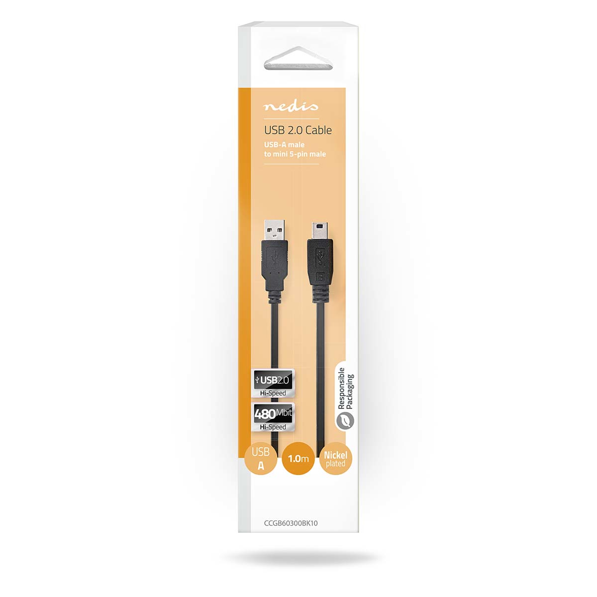 Nedis USB Kabel 2.0 | CCGB60300BK10