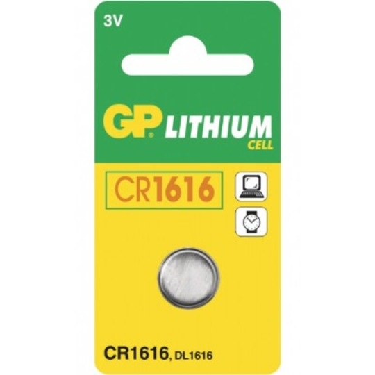  GP Lithium knoopcel CR1616, 0601616C1