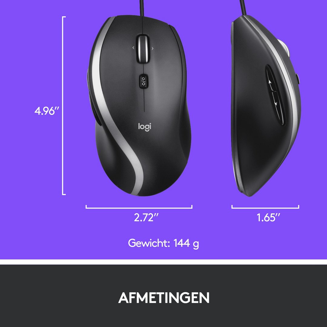 Logitech M500s Advanced Zwart