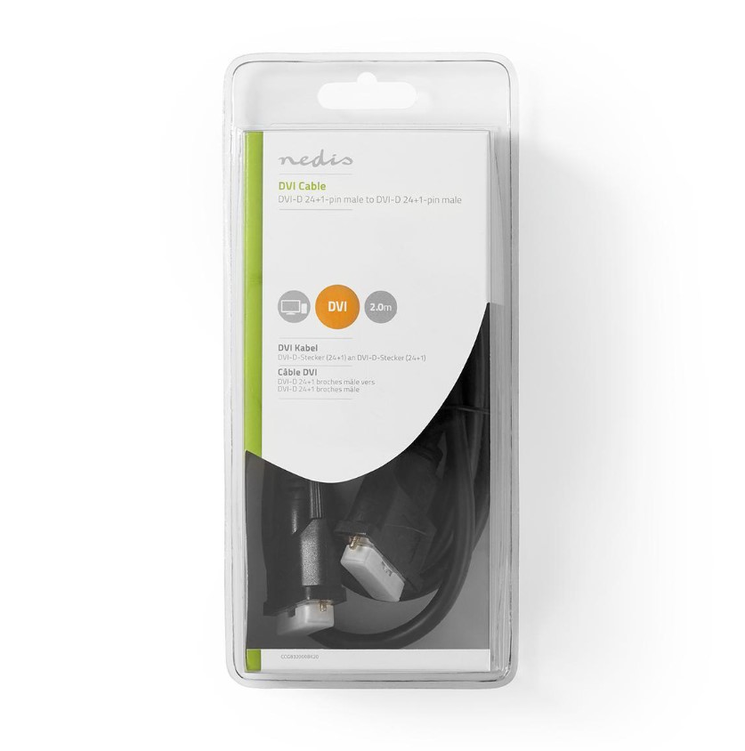 Nedis DVI Kabel | CCGB32000BK20