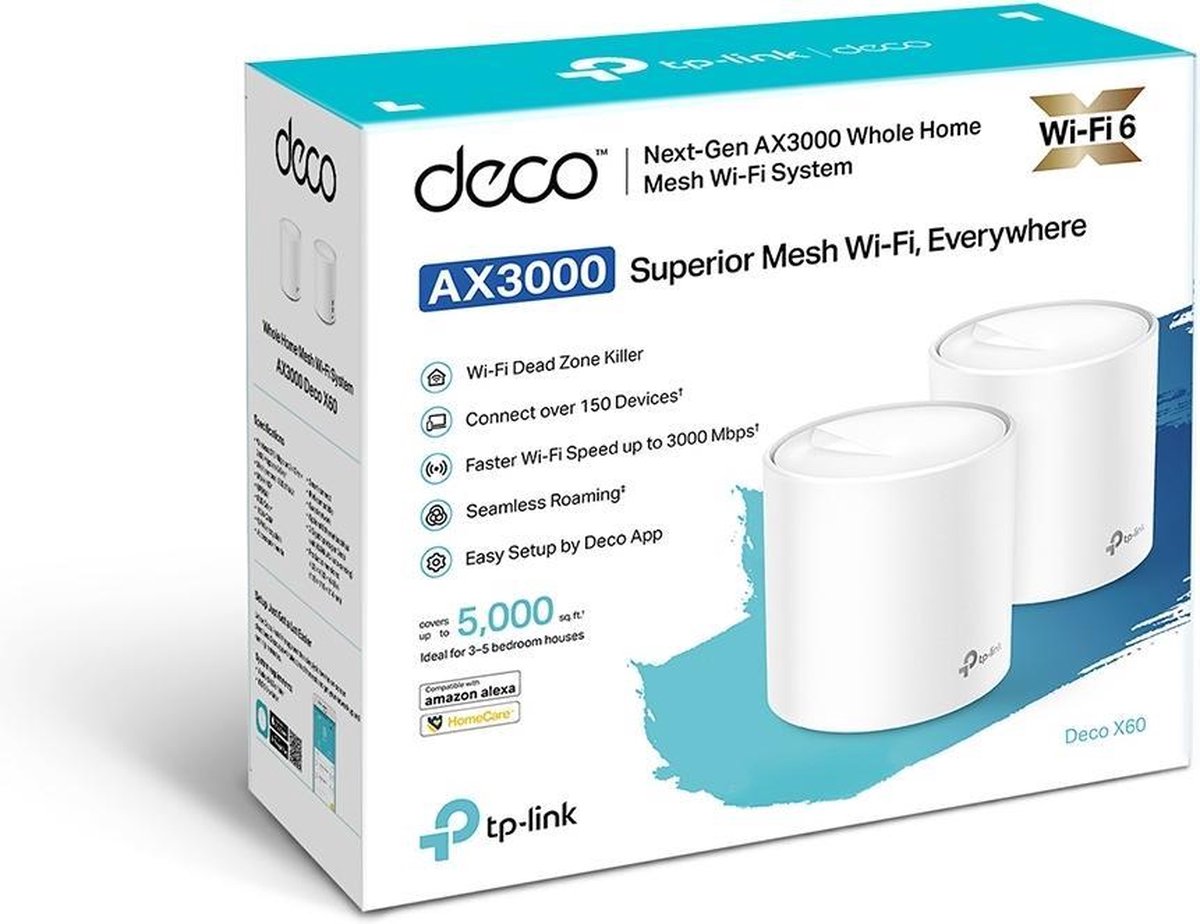 TP-Link Deco X60, 2-Pack