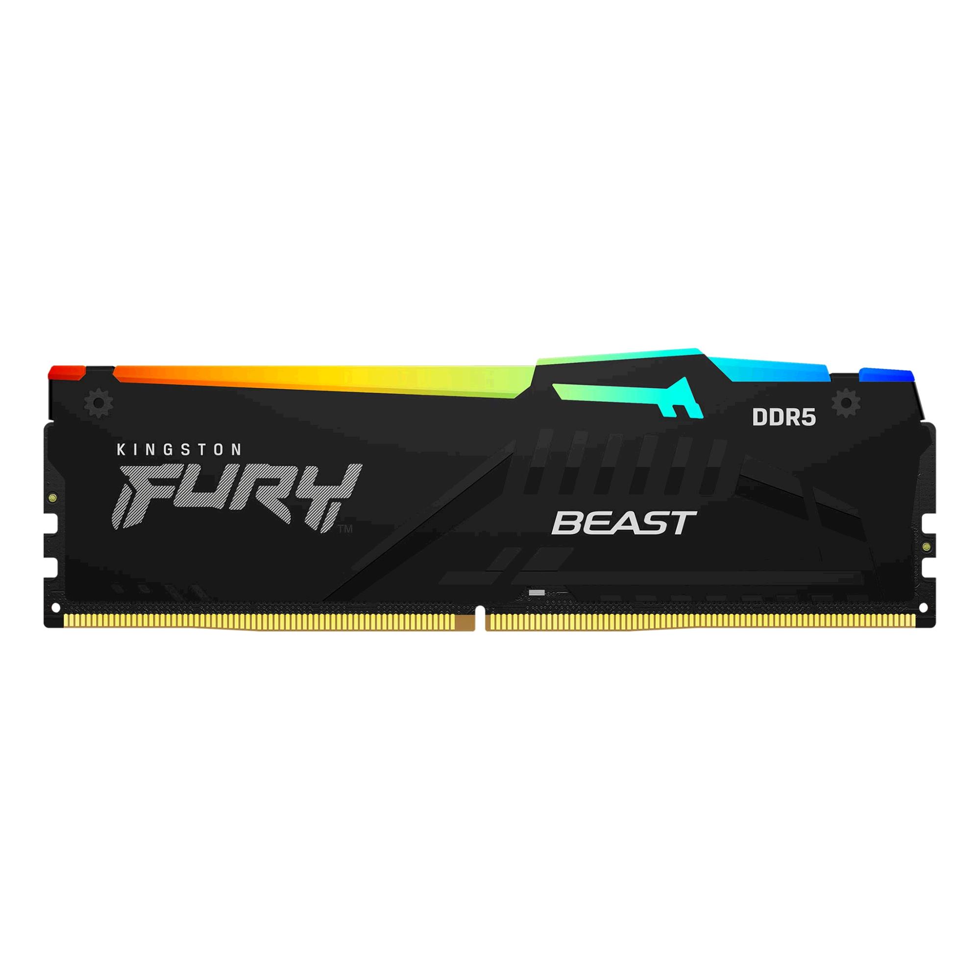 Kingston 16GB DDR5 FURY Beast RGB Kingston 16GB DDR5 FURY Beast RGB