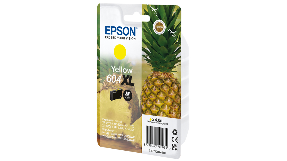 Epson Inkt, 604XL, Ananas, Yellow