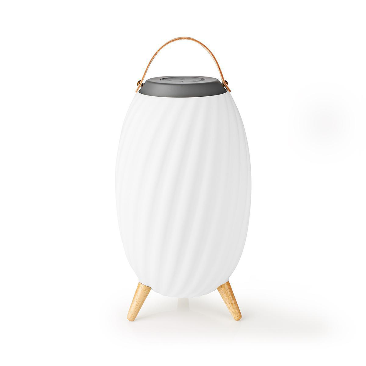 Nedis Speaker met Sfeerverlichting, 60W, RGB, Bluetooth, Grijs/Wit