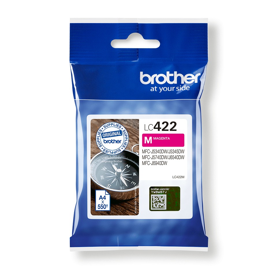 Brother Inkt LC-422M, Magenta