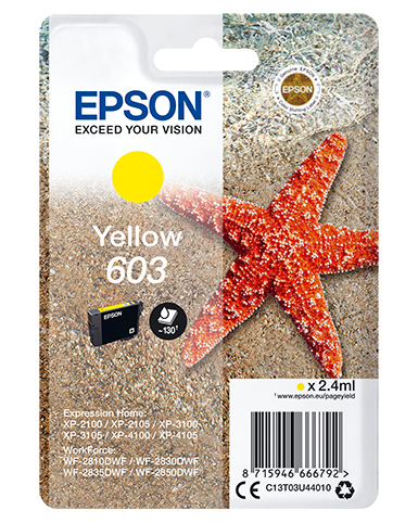 Epson 603 Zeester Geel