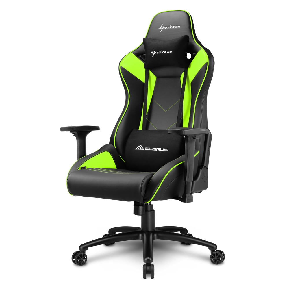 Sharkoon ELBRUS 3 Gaming Chair Zwart/Groen