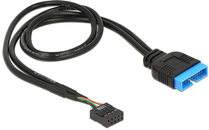  Delock Cable USB 2.0 pin header female > USB 3.0 pin header