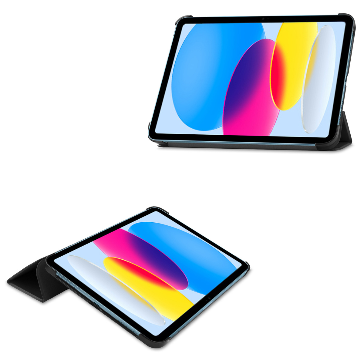Accezz Tri-Fold Case Cover voor iPad 10.9 inch - Zwart