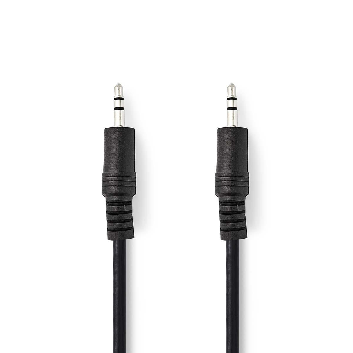 Nedis Stereo Audio kabel, 3.5 mm Male - 3.5 mm Male, 2m, zwart