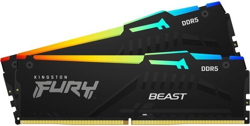 Kingston 32GB (2x16GB) Kit DDR5 FURY Beast RGB EXPO