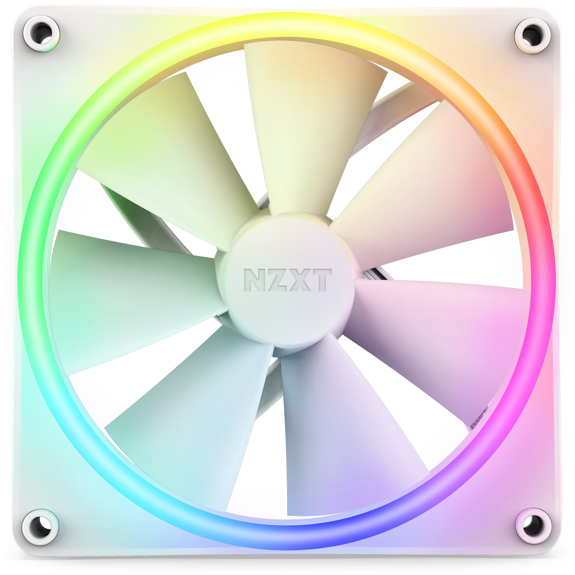 NZXT F120 RGB DUO 120mm RGB Fan Wit