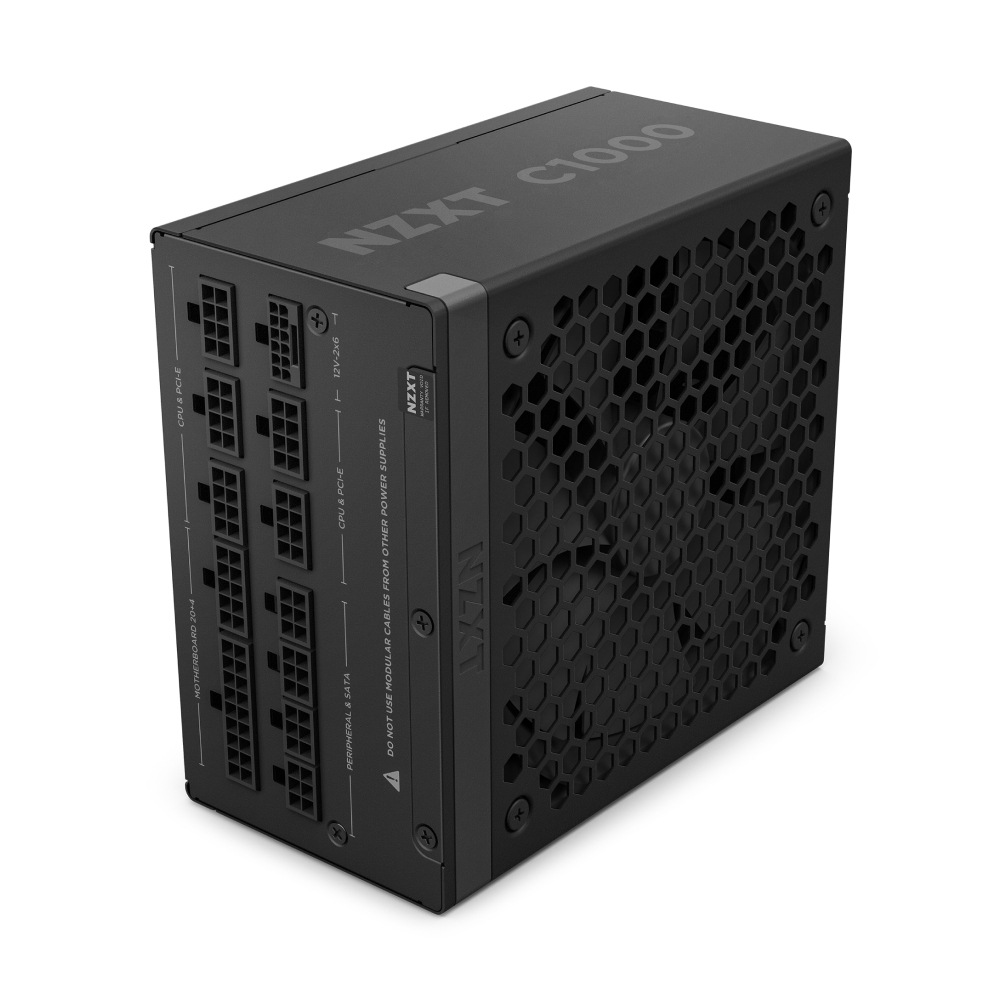 NZXT C1000 Gold ATX 3.1 Voeding - 1000W - 80 Plus Gold