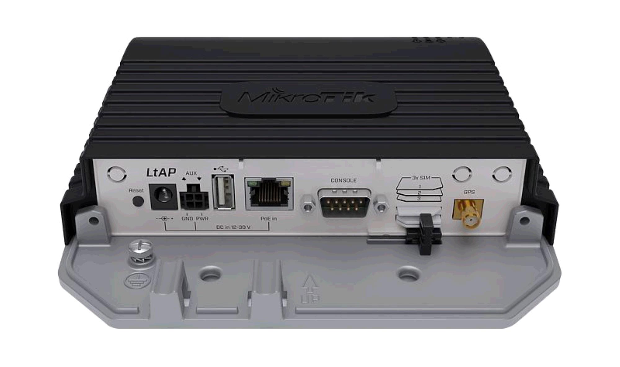 Mikrotik LtAP WLAN toegangspunt 300Mbit, POE, Zwart