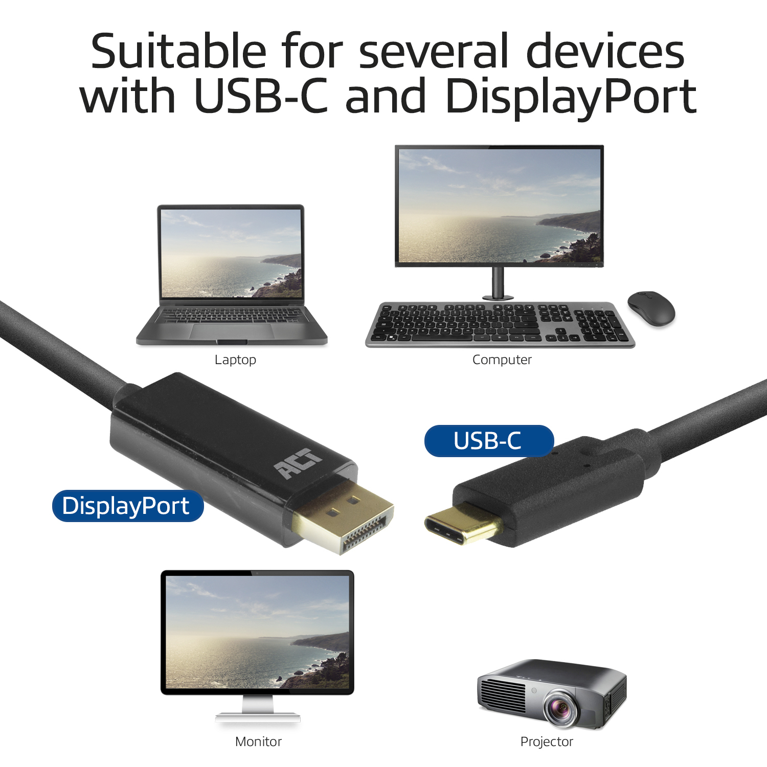 ACT AC7325 | USB-C > DP