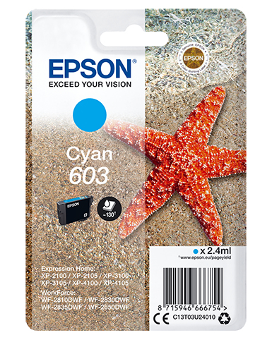 Epson 603 Zeester Cyaan