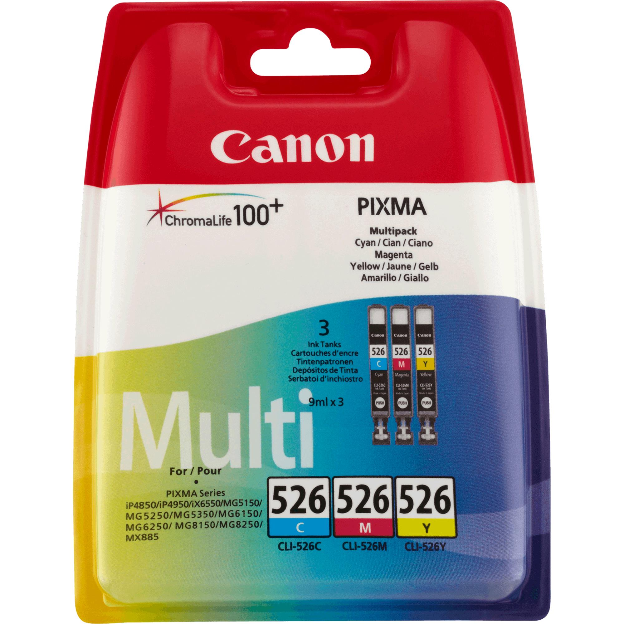 Canon CLI-526 C/M/Y Multipack