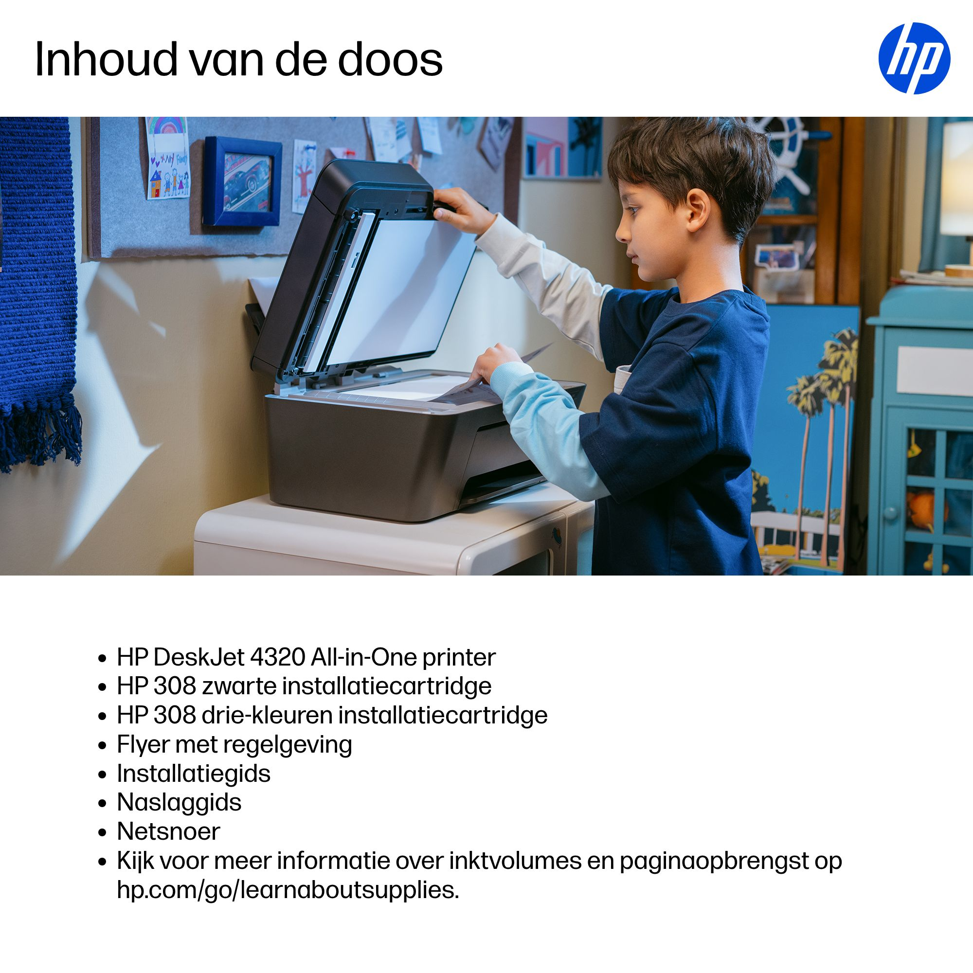 HP DeskJet 4320 All-in-One Printer - WiFi