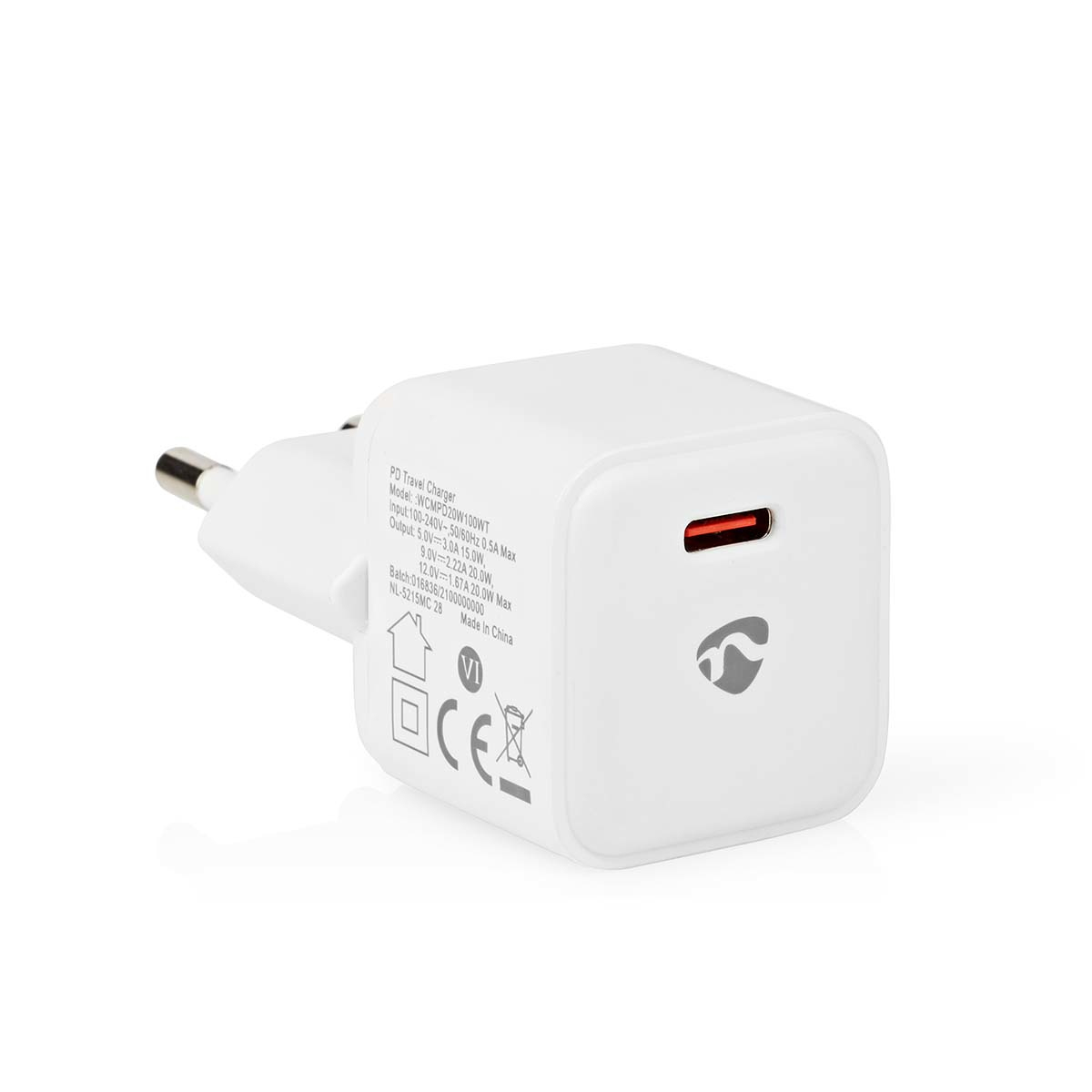 Nedis USB Lader | WCMPD20W100WT