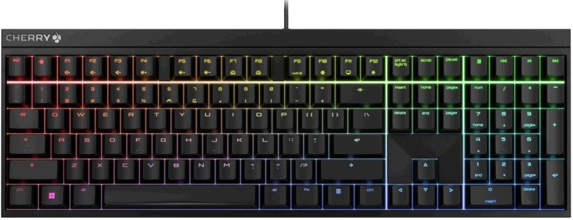 Cherry MX 2.0S RGB MX Red, Zwart
