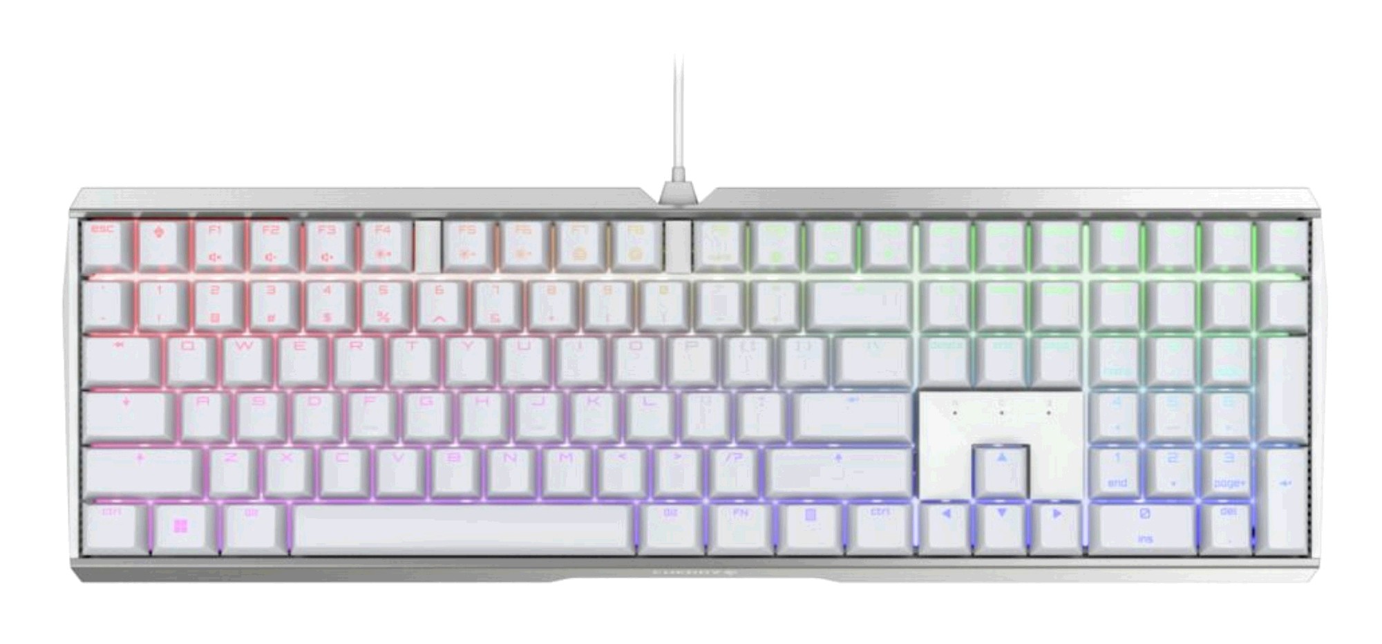 Cherry MX Board 3.0S MX Blue, Wit