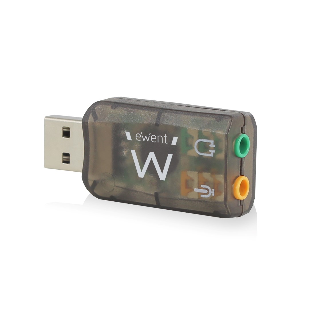 Ewent USB 5.1 Audio Blaster, Sound card, Stereo, USB 2.0, EW3751
