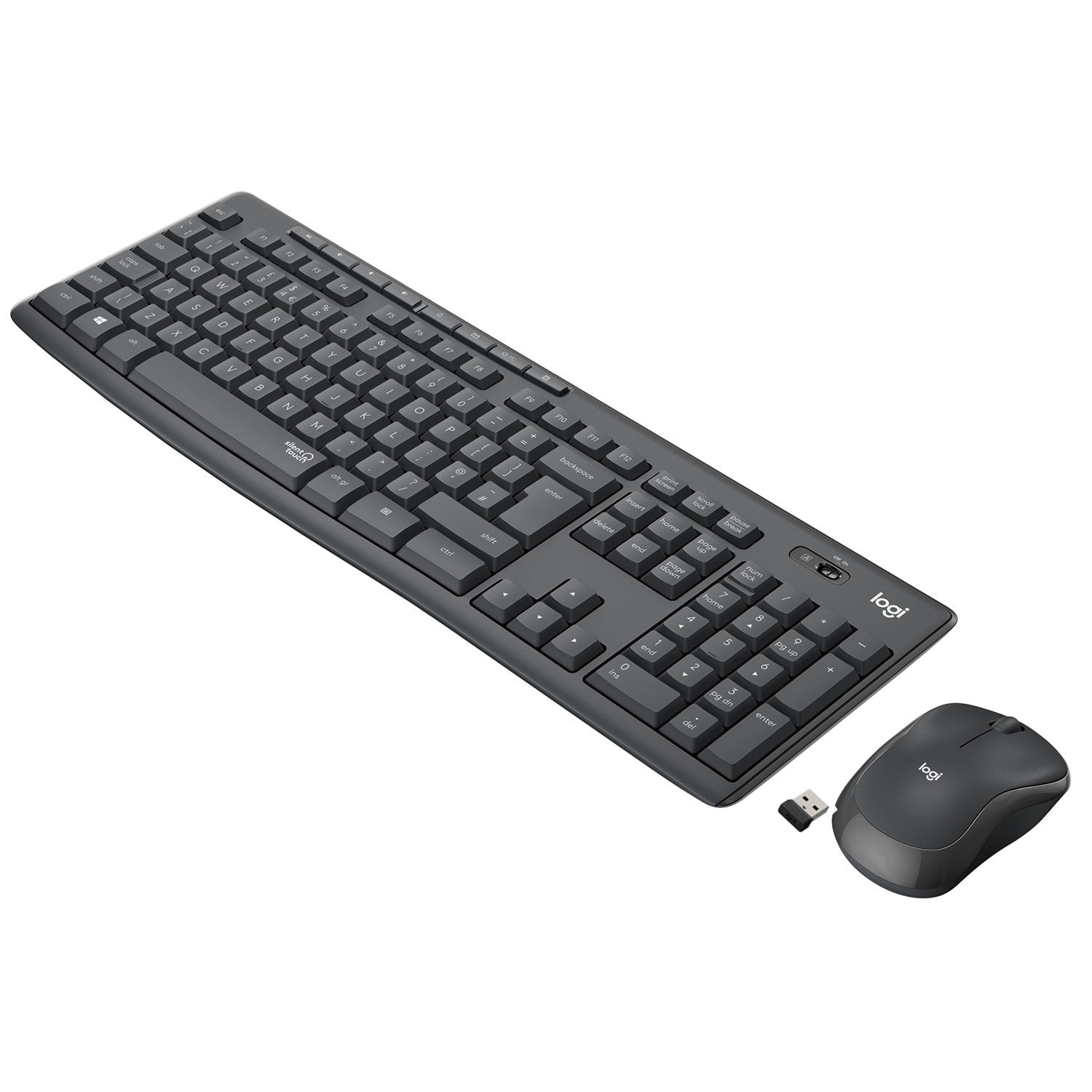 Logitech MK295 Silent Zwart