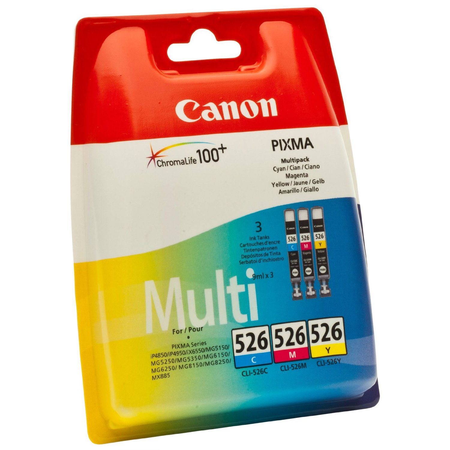 Canon CLI-526 C/M/Y Multipack