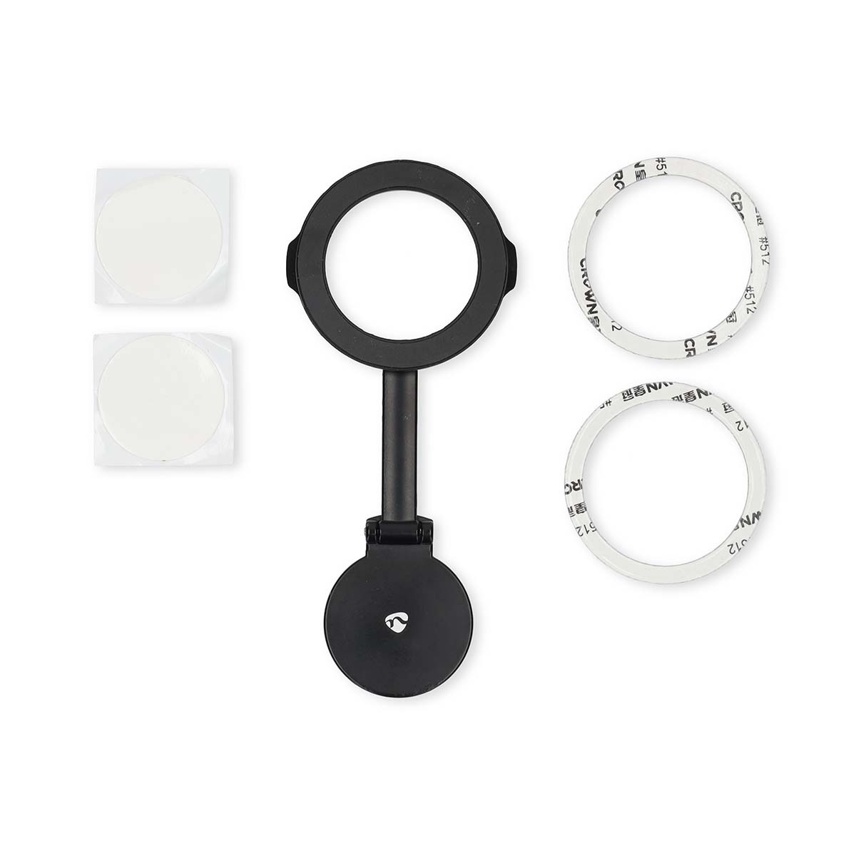 Nedis Smartphonehouder Auto, Magnetisch, Autoraam en Dashboard, SCMT350BK