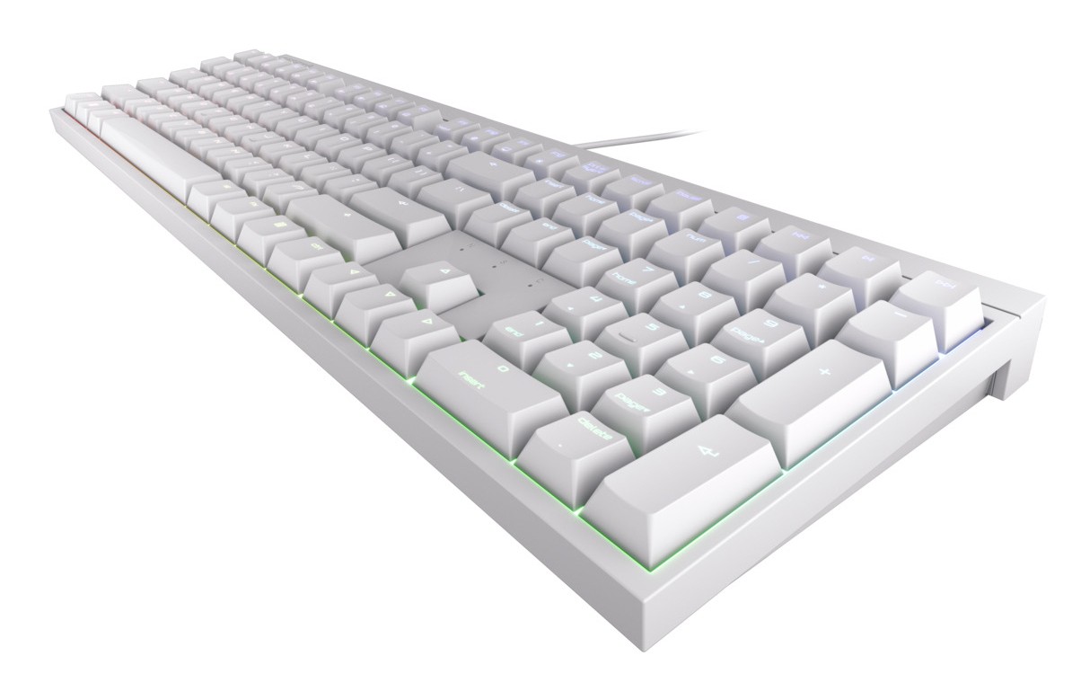 Cherry MX 2.0S RGB MX Blue, Wit
