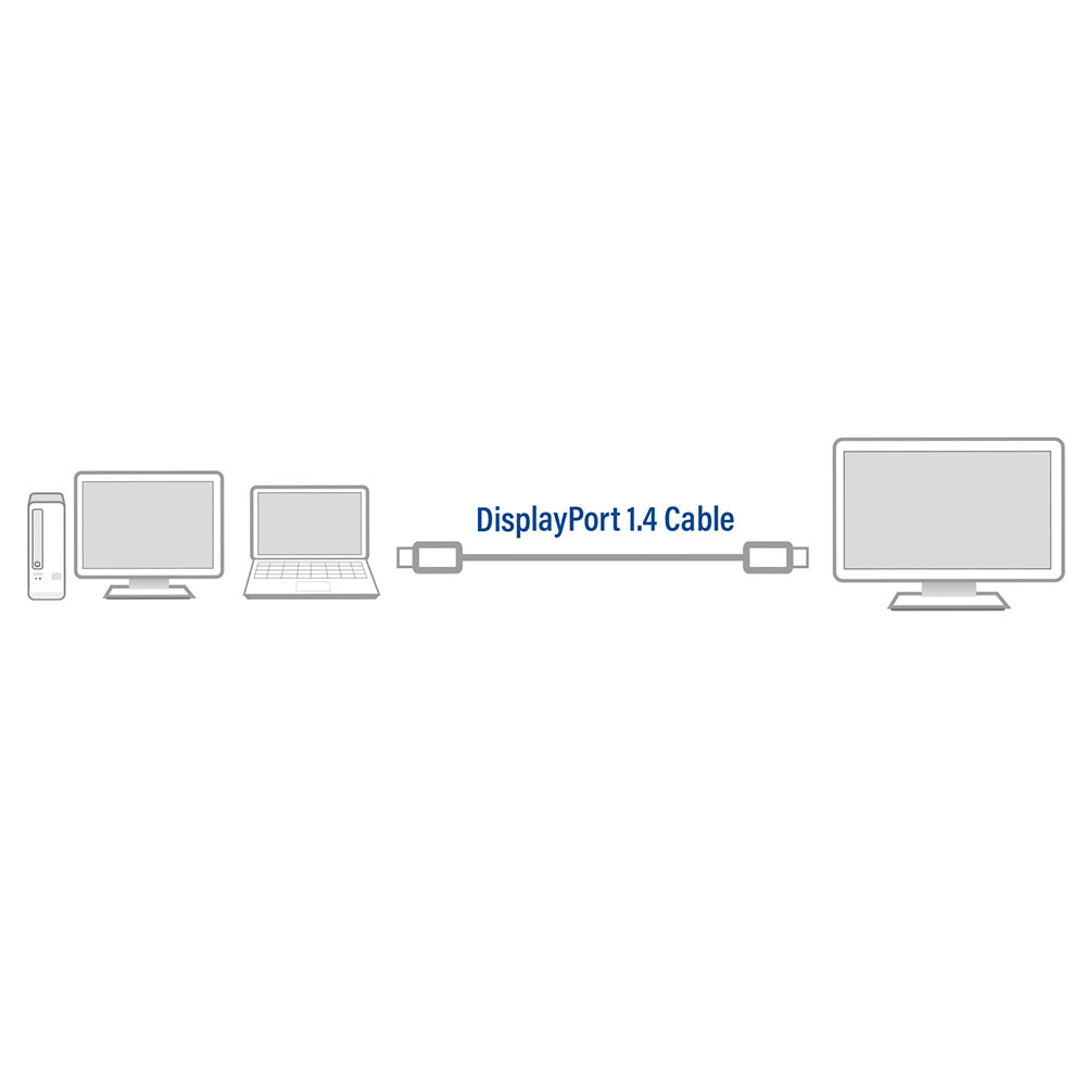 ACT DisplayPort Kabel 1.4 | 1m ACT DisplayPort Kabel 1.4 | 1m