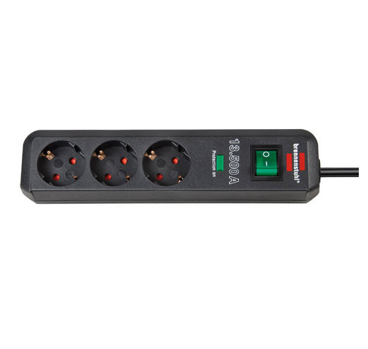 Brennenstuhl Eco-Line PDU met overspanningsbeveiliging, SURGE, 3x