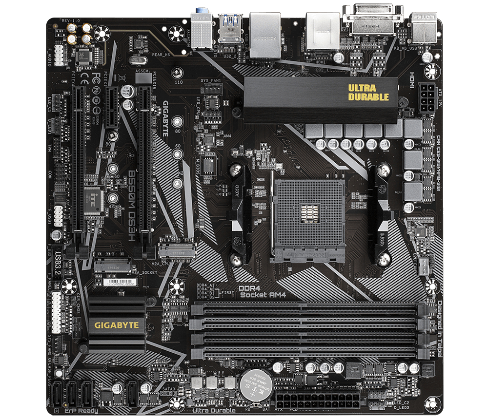 Gigabyte B550M DS3H  DDR4