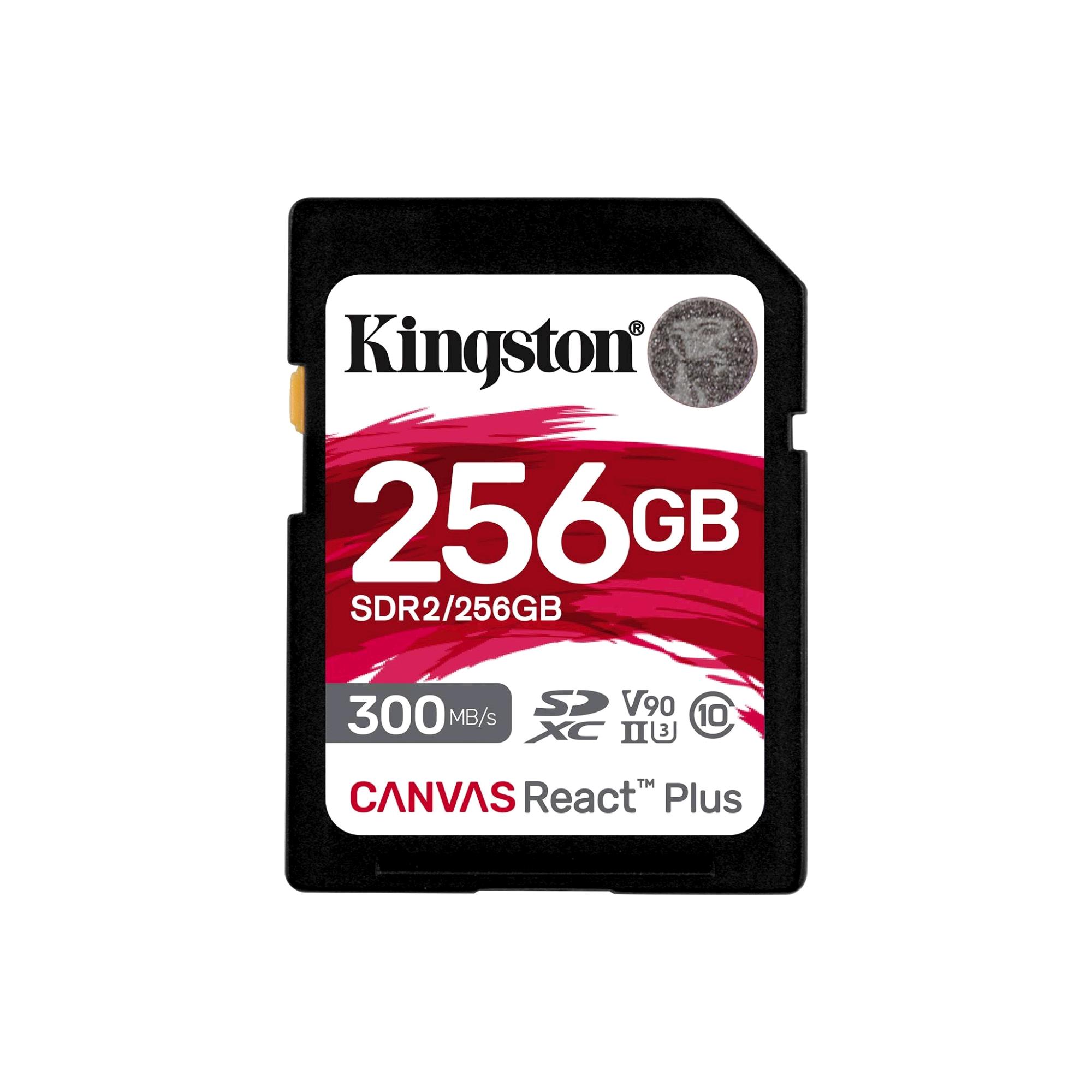 Kingston Flash Canvas REACT Plus 256GB SDXC