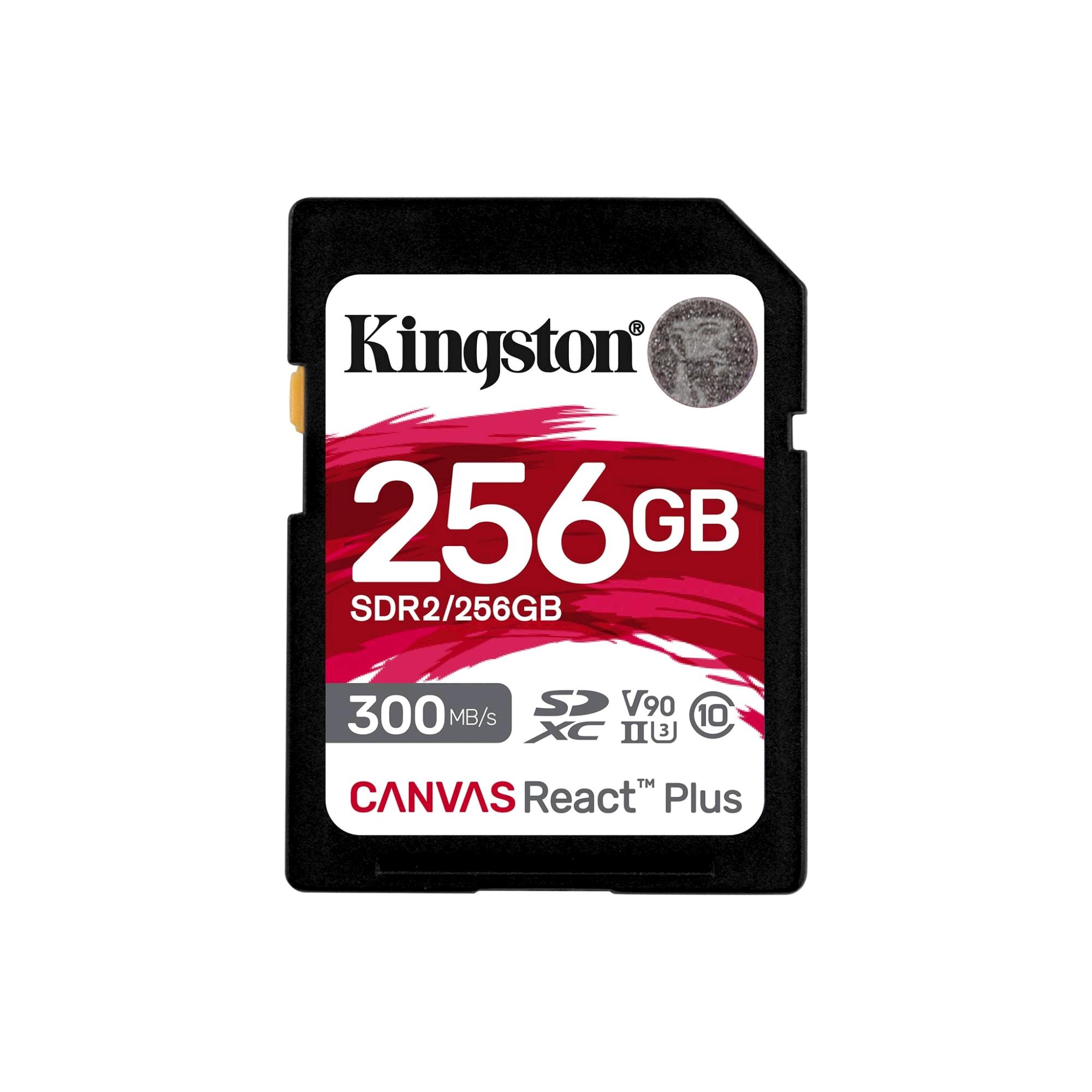 Kingston Canvas REACT Plus 256GB SDXC