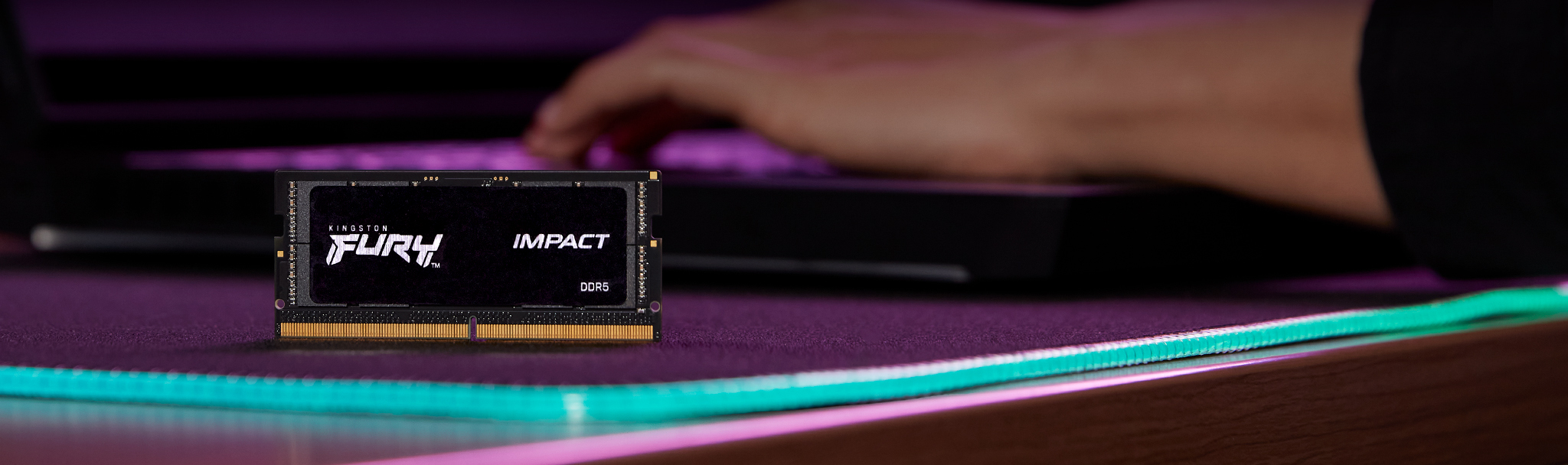 Kingston Fury Impact KF556S40IB-16 - 16GB - DDR5 - 5600MHz - SODIMM 