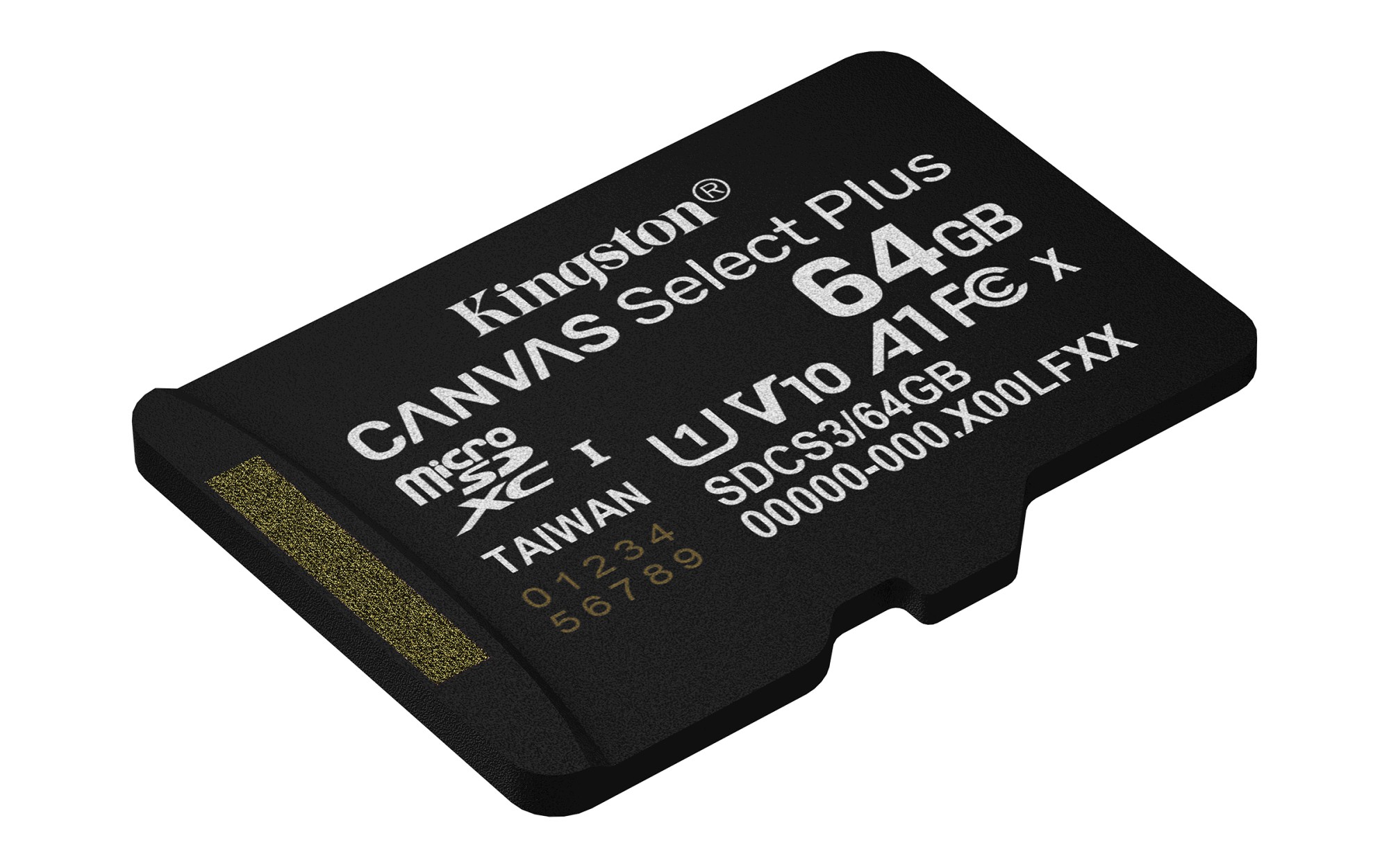 Kingston Flash Canvas Select Plus (3rd gen) 64GB, microSDHC, +Adapter