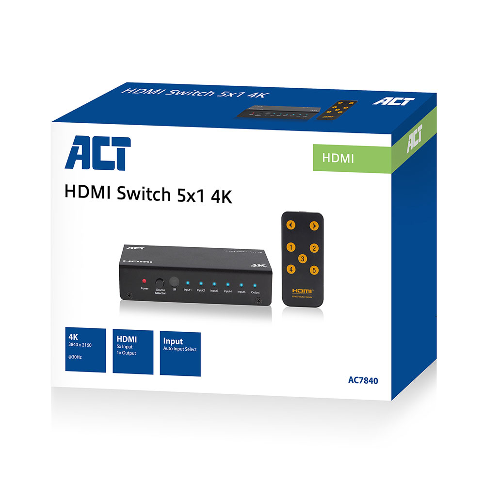 ACT HDMI Switch 2.0 | AC7840